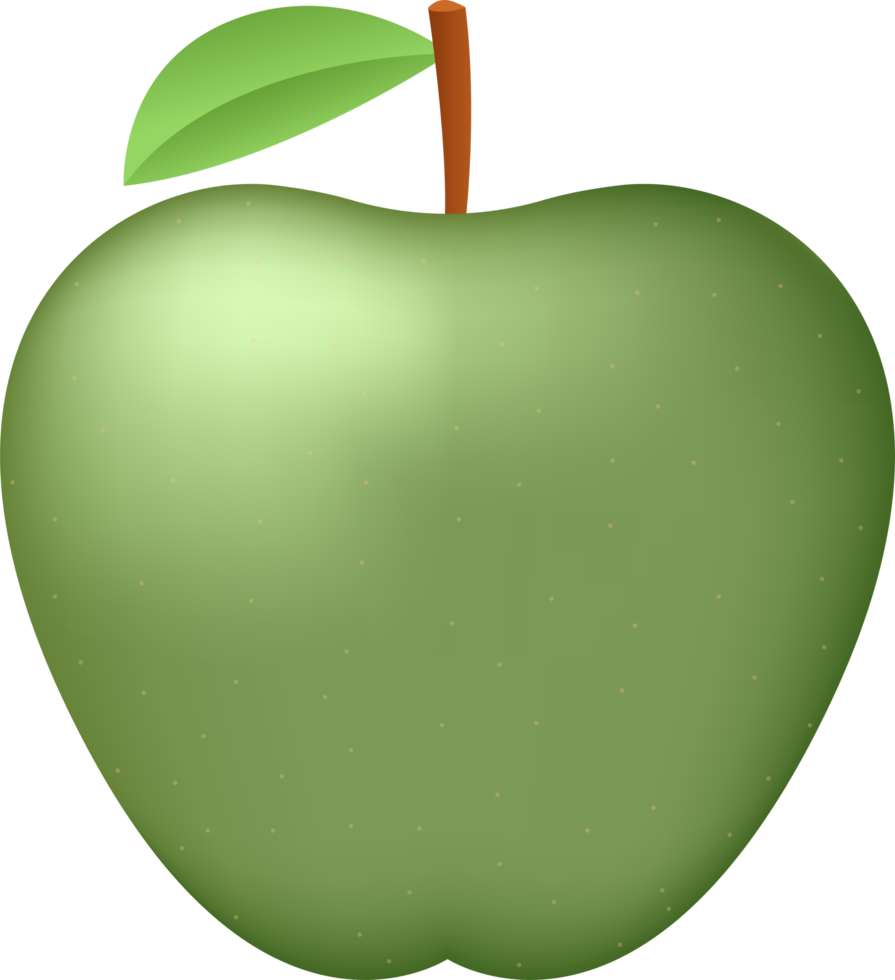 Fresh apple set png design illustration