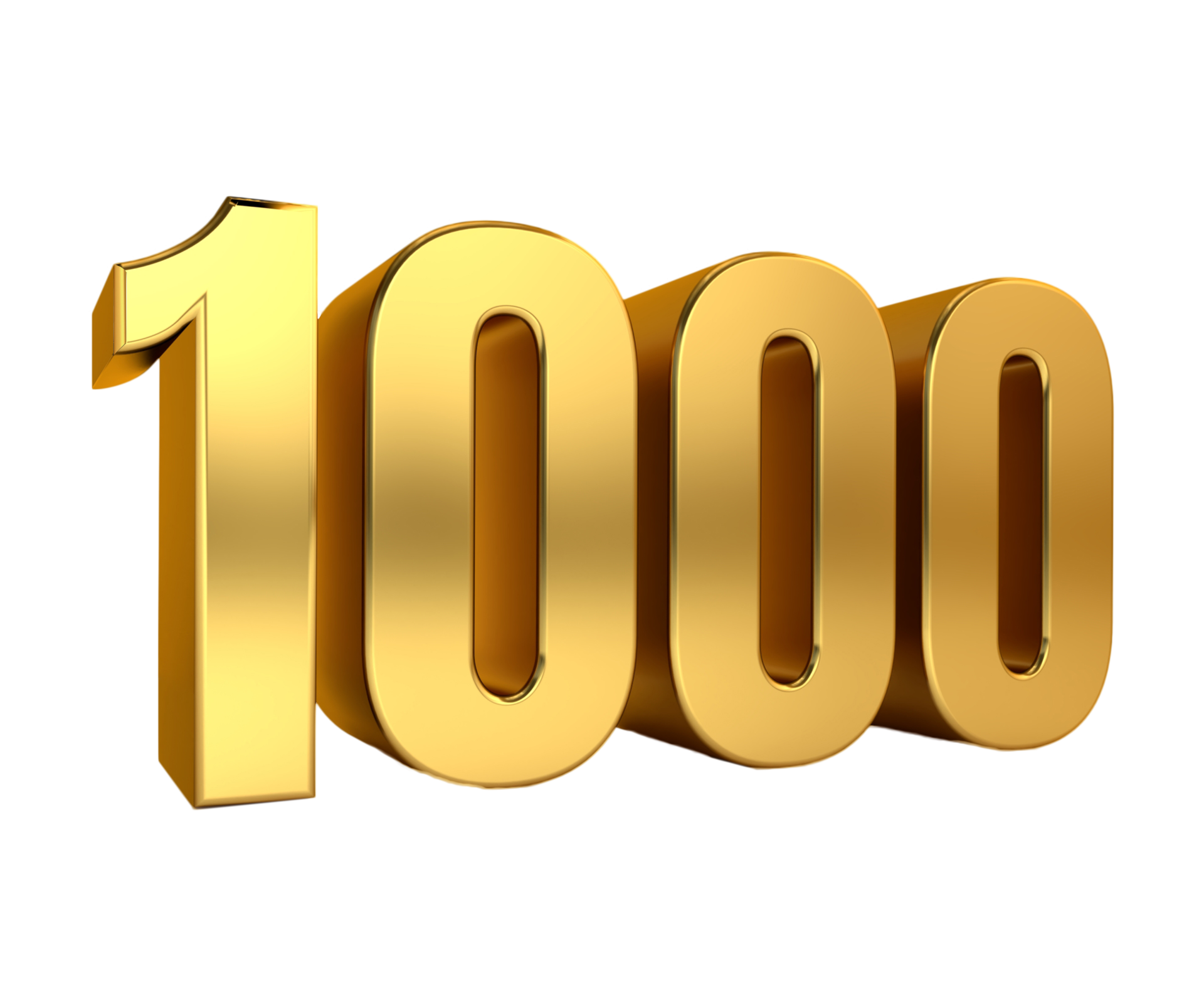 one thousand, golden number 1000,anniversary,birthday, price