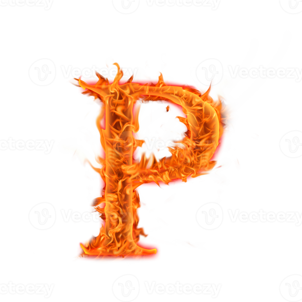 majuscule p fire alphabet lettres icône design png