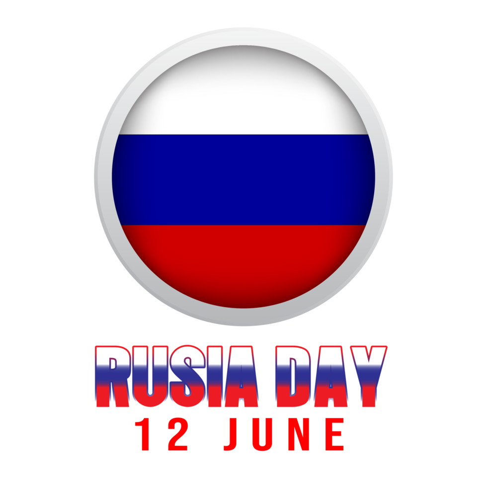 russian flag in the circle, text and icon russia png