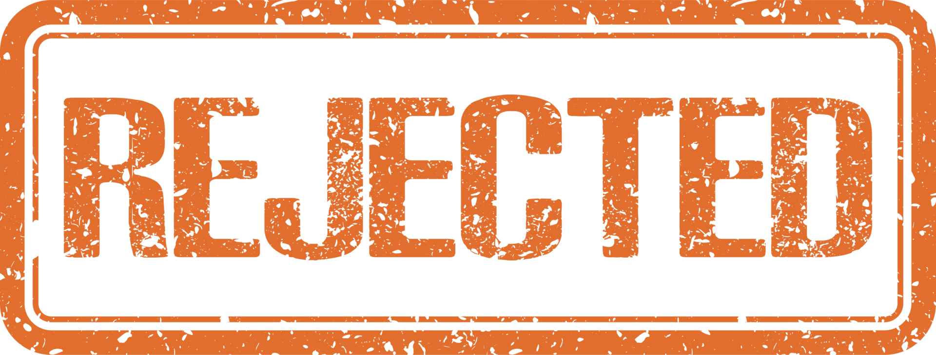 Rejected stamp mark clipart png