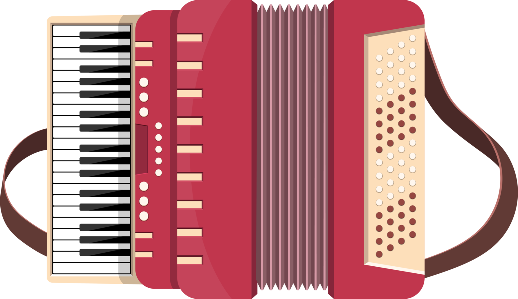 accordeon png ontwerp illustratie