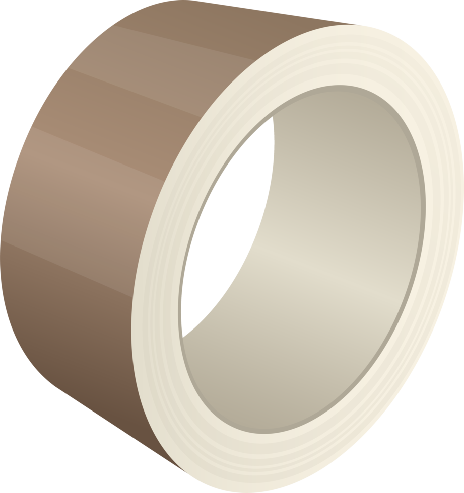 Duct tape roll png design illustration
