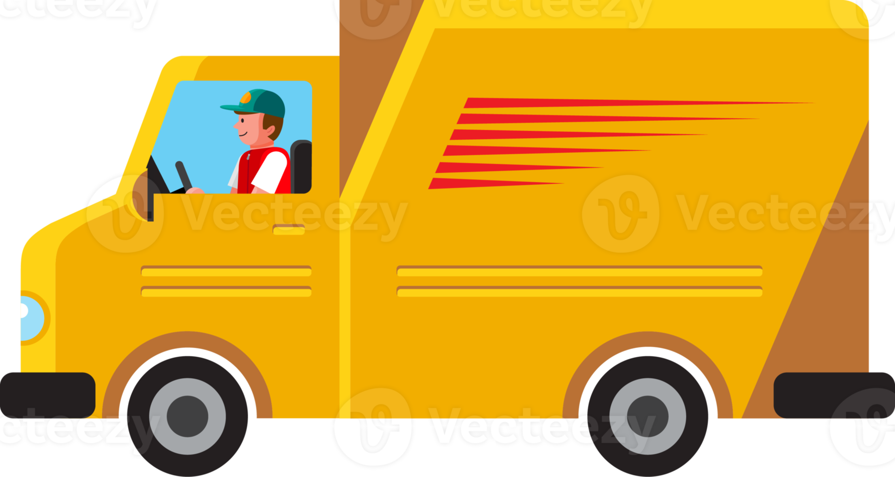 leverans tecknad illustration png