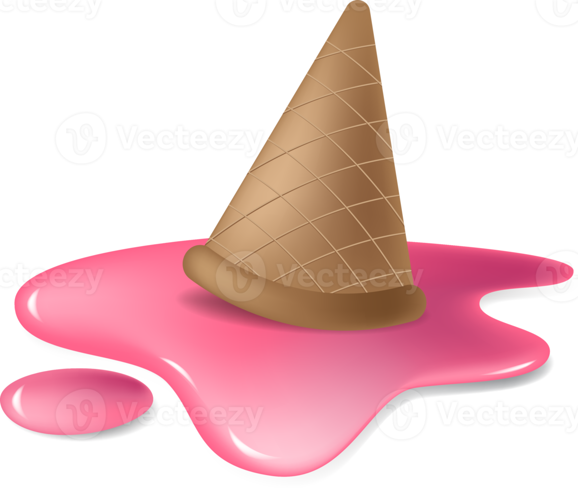 ice scream dessert, 3d illustration png