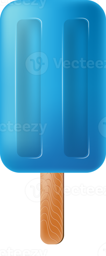 ice scream dessert, 3d illustration png