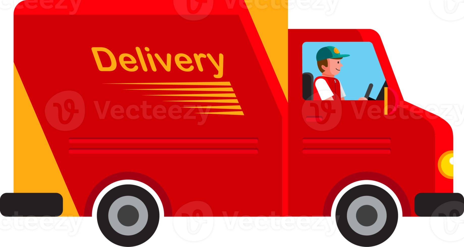 Delivery cartoon illustration png