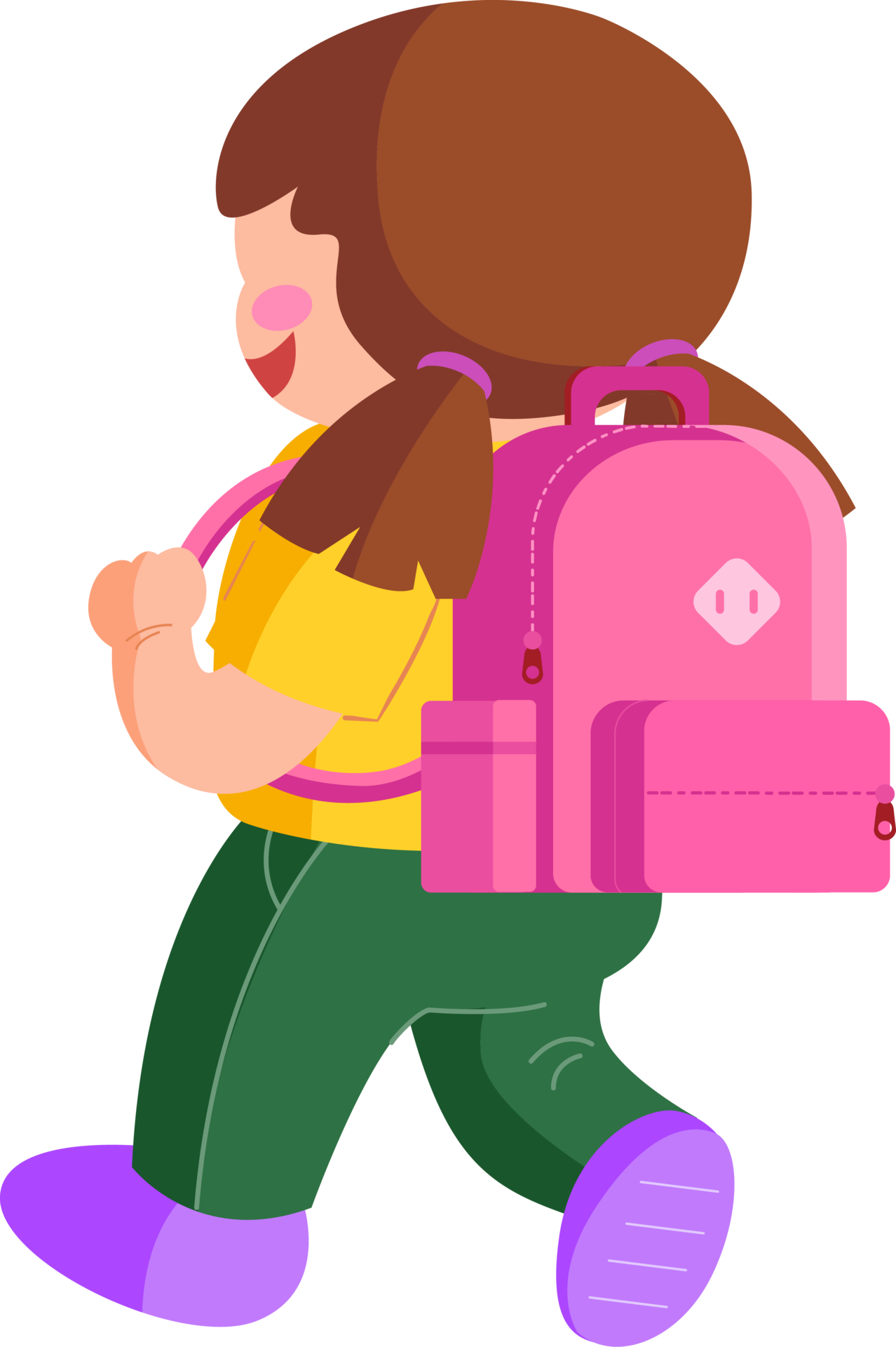 Back To School Illustration Cartoon Character Children Kid 8492257 Png