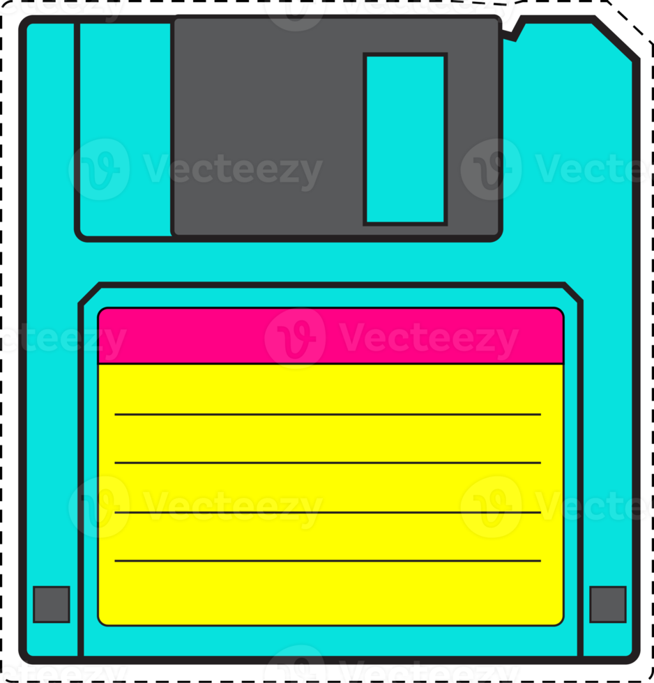 Nostalgia elements, illustration, flat design png