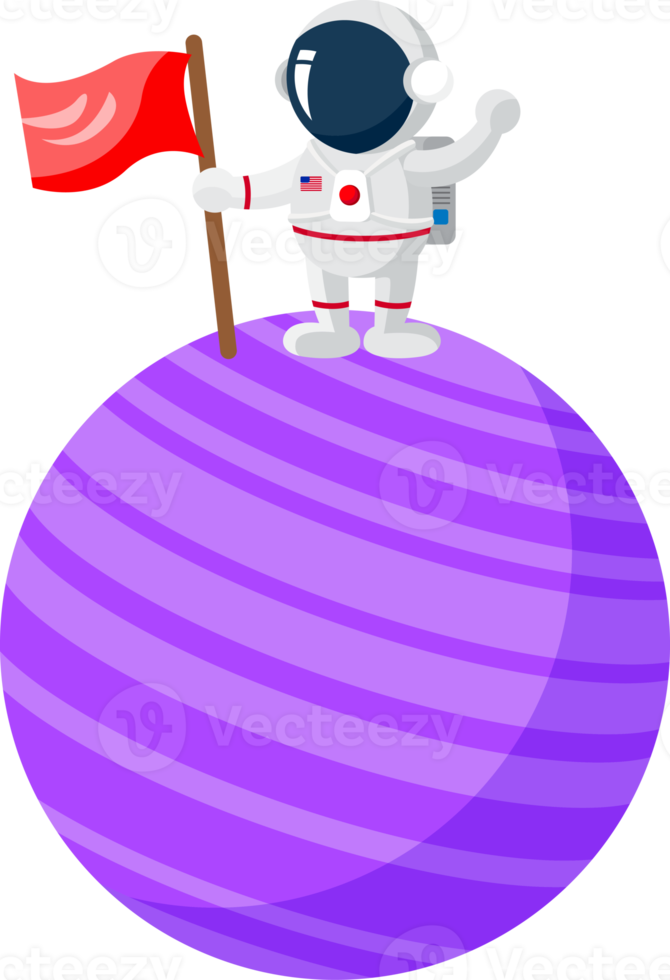 astronaut kids, Cartoon illustration, Planet png