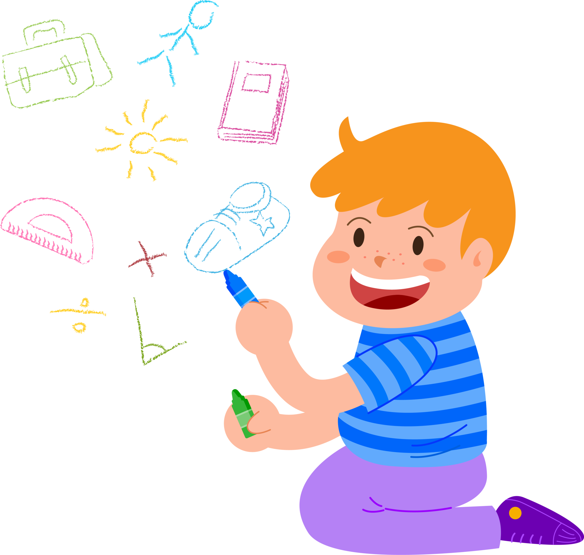 Free Kids cartoon character , Reading and drawing 8492317 PNG with Transparent Background Free Kids cartoon character , Reading and drawing 8492317 PNG with Transparent Background