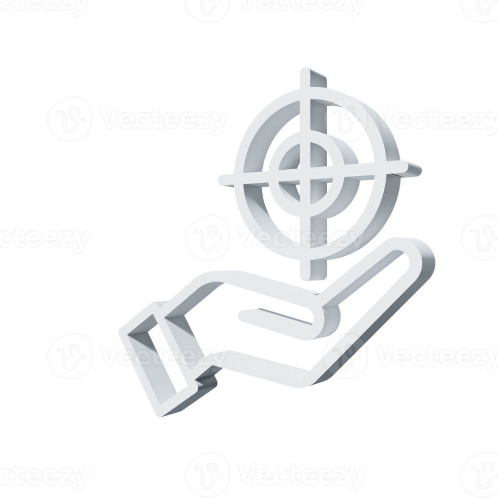 3D-pictogram zakelijke png transparant.