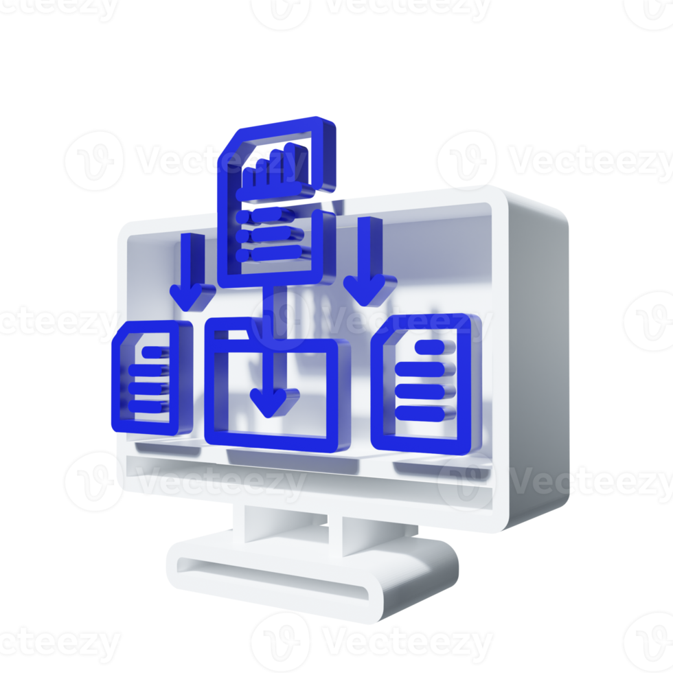 3D Icon Database PNG Transparent.