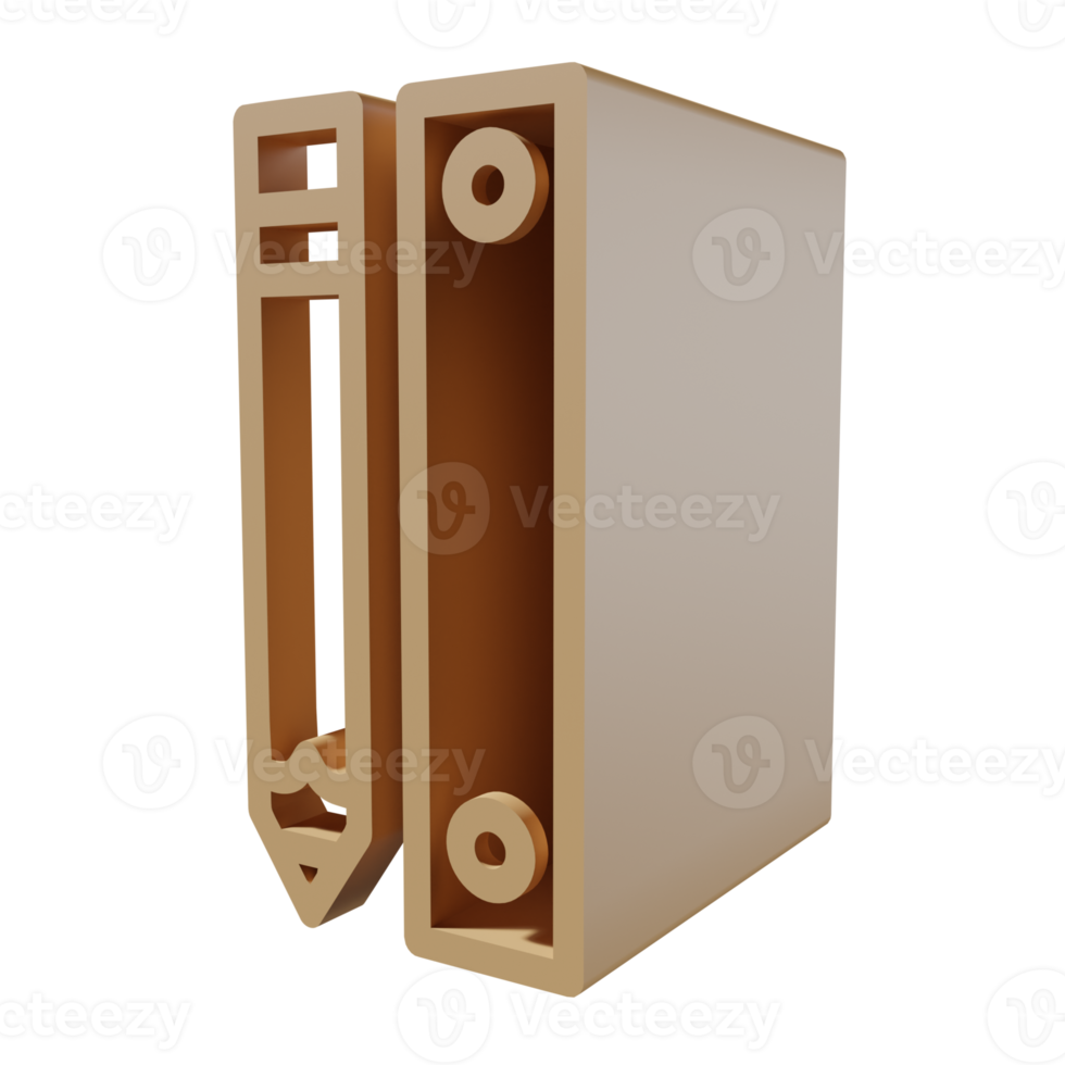 torna a scuola 3d icona png trasparente.