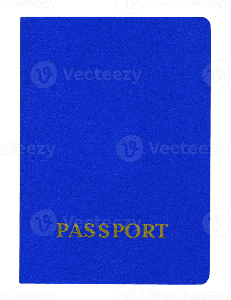 passaporte azul transparente png