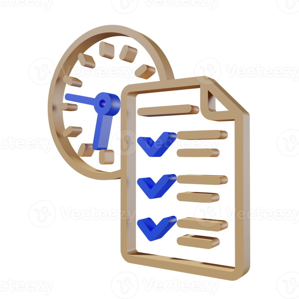 terug naar school 3D-pictogram png transparant.