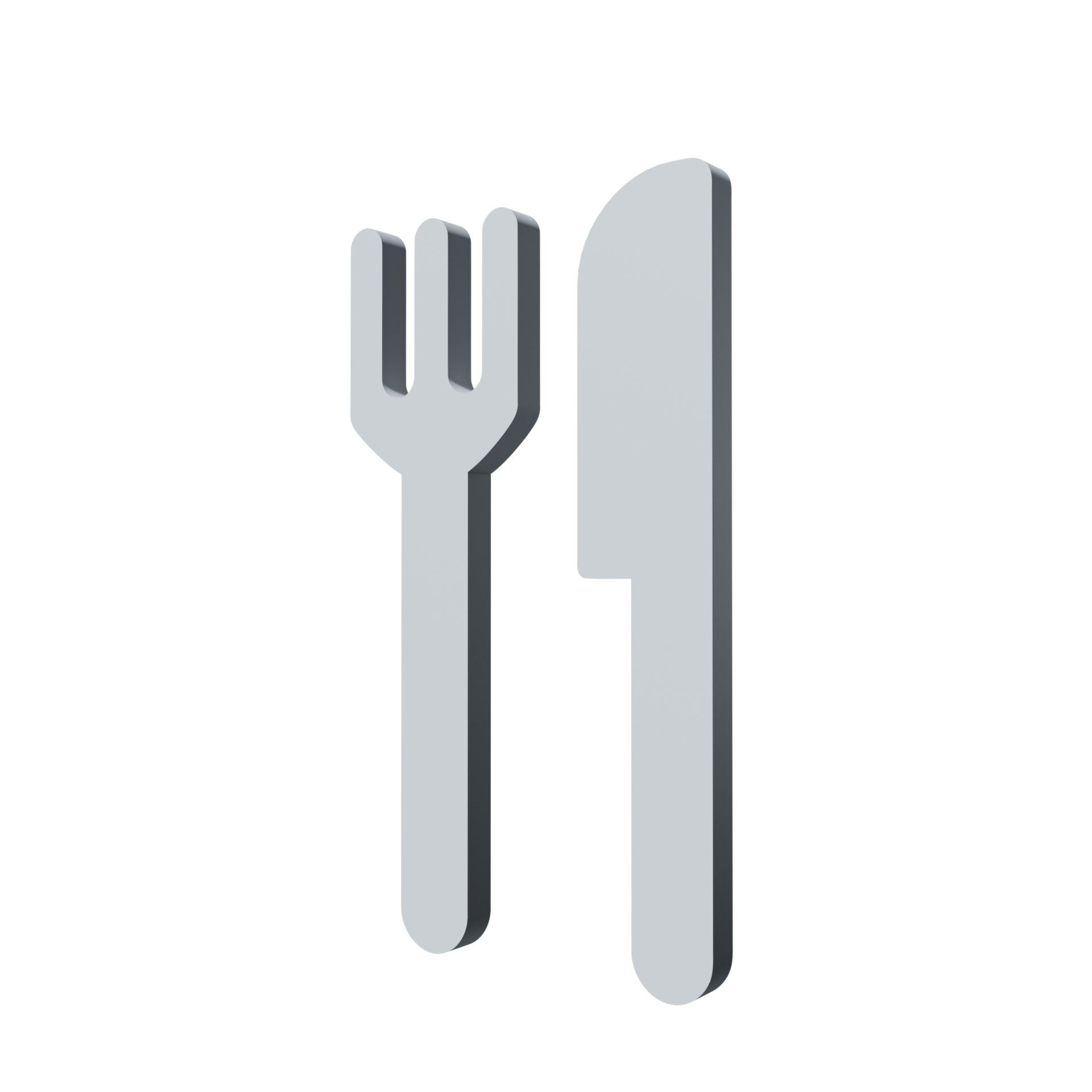 3D Icon Fork PNG Transparent. 8493139 PNG