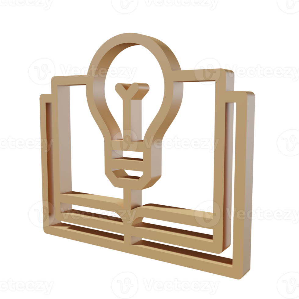 Back to school 3D icon PNG transparent.