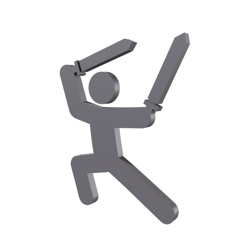 Humans 3D icon png transparent