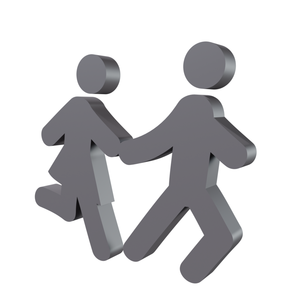 humanos 3d icono png transparente