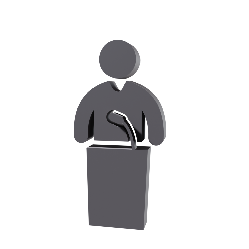 Humans 3D icon png transparent