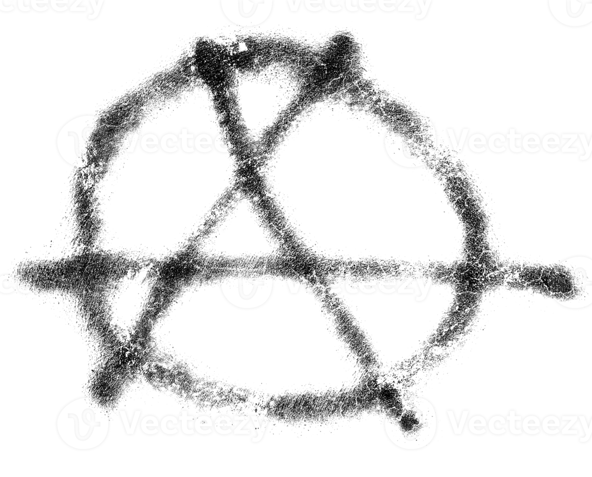 cirkel en anarkisymbol transparent png