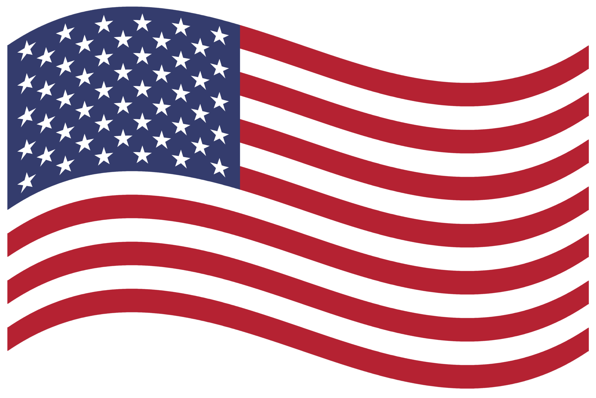 waving flag of the United States transparent PNG 8493476 PNG