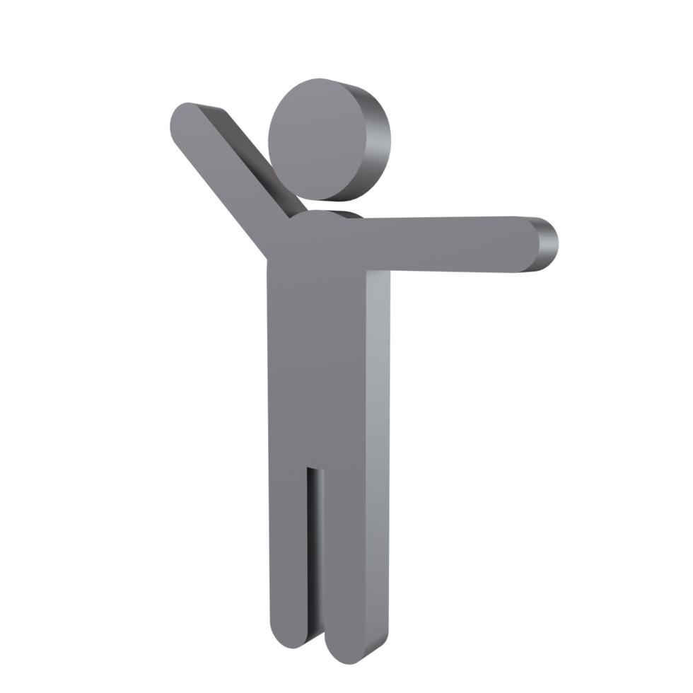 humanos 3d icono png transparente