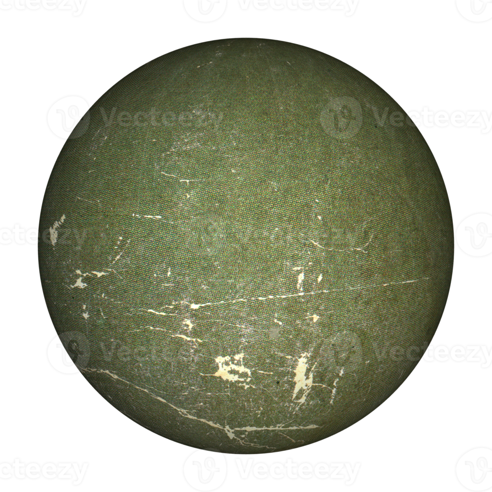 olive green cardboard sphere transparent background png