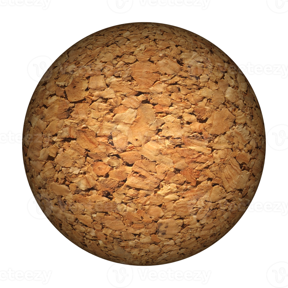 brown cork sphere transparent background png