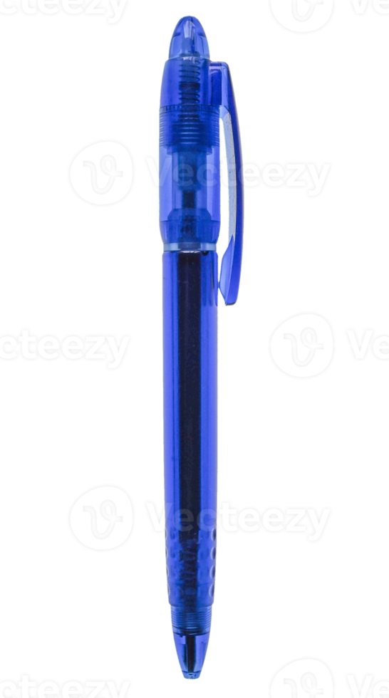penna blu trasparente png
