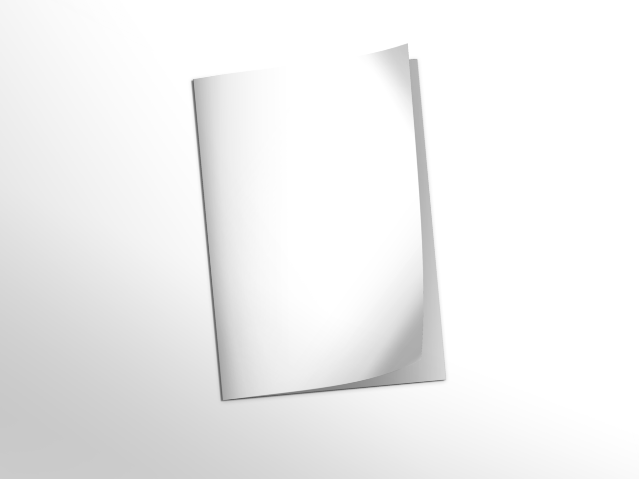 Isolated white folder png