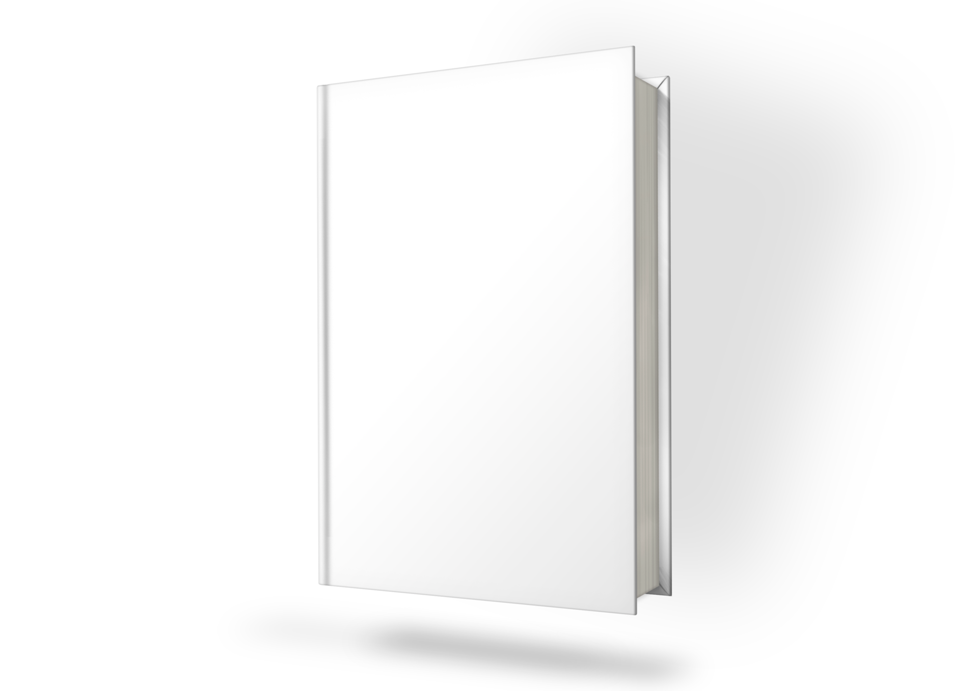 Realistic white book cover isolated 8494433 PNG