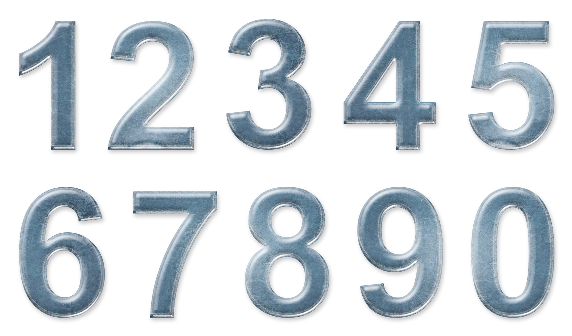 Collection of Ice Numbers 8494443 PNG