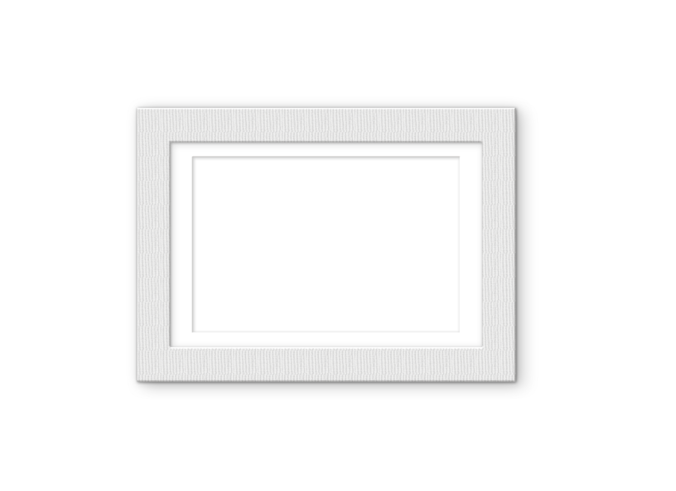 Isolated white photo frame 8494444 PNG