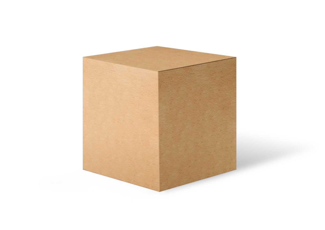 Isolated Cardboard Box png