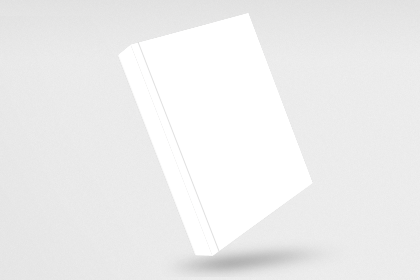 Isolated white book cover 8494474 PNG