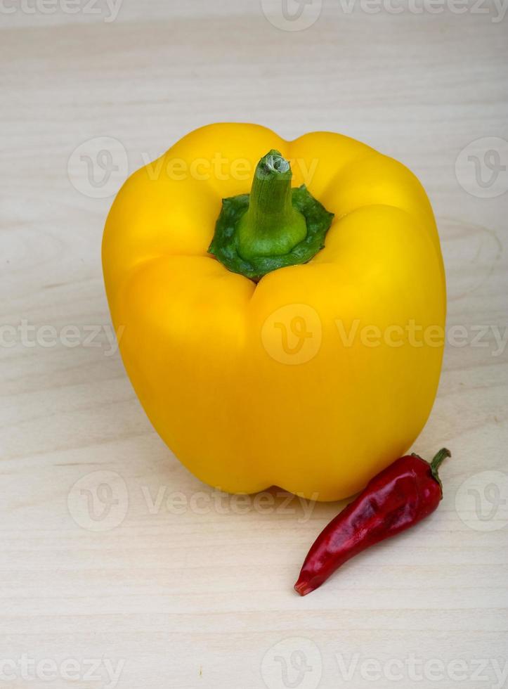 Yellow bell pepper photo