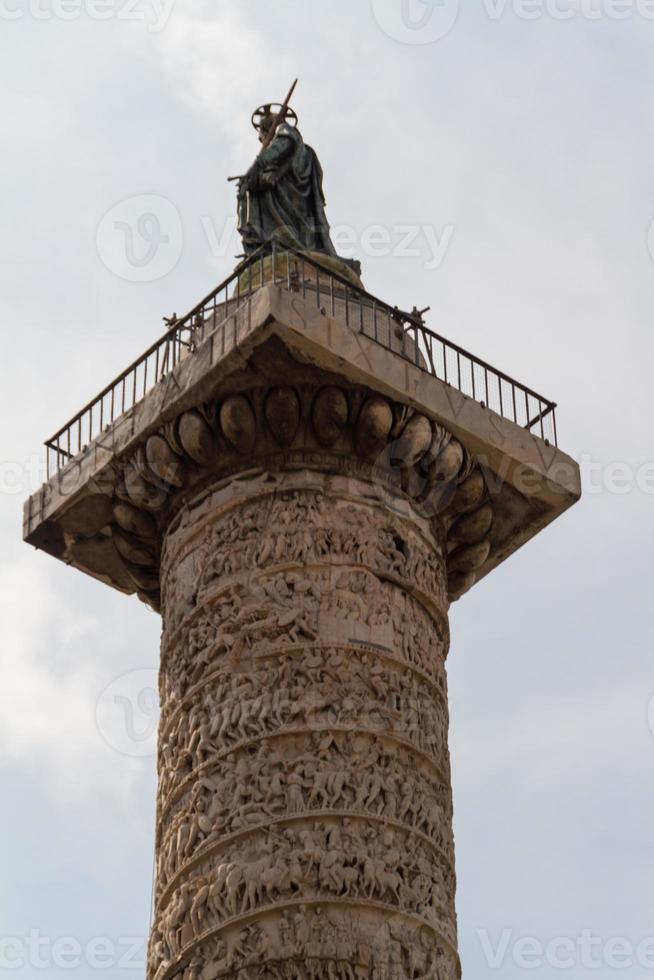 Rome, Italy. Typical architectural details of the old city photo