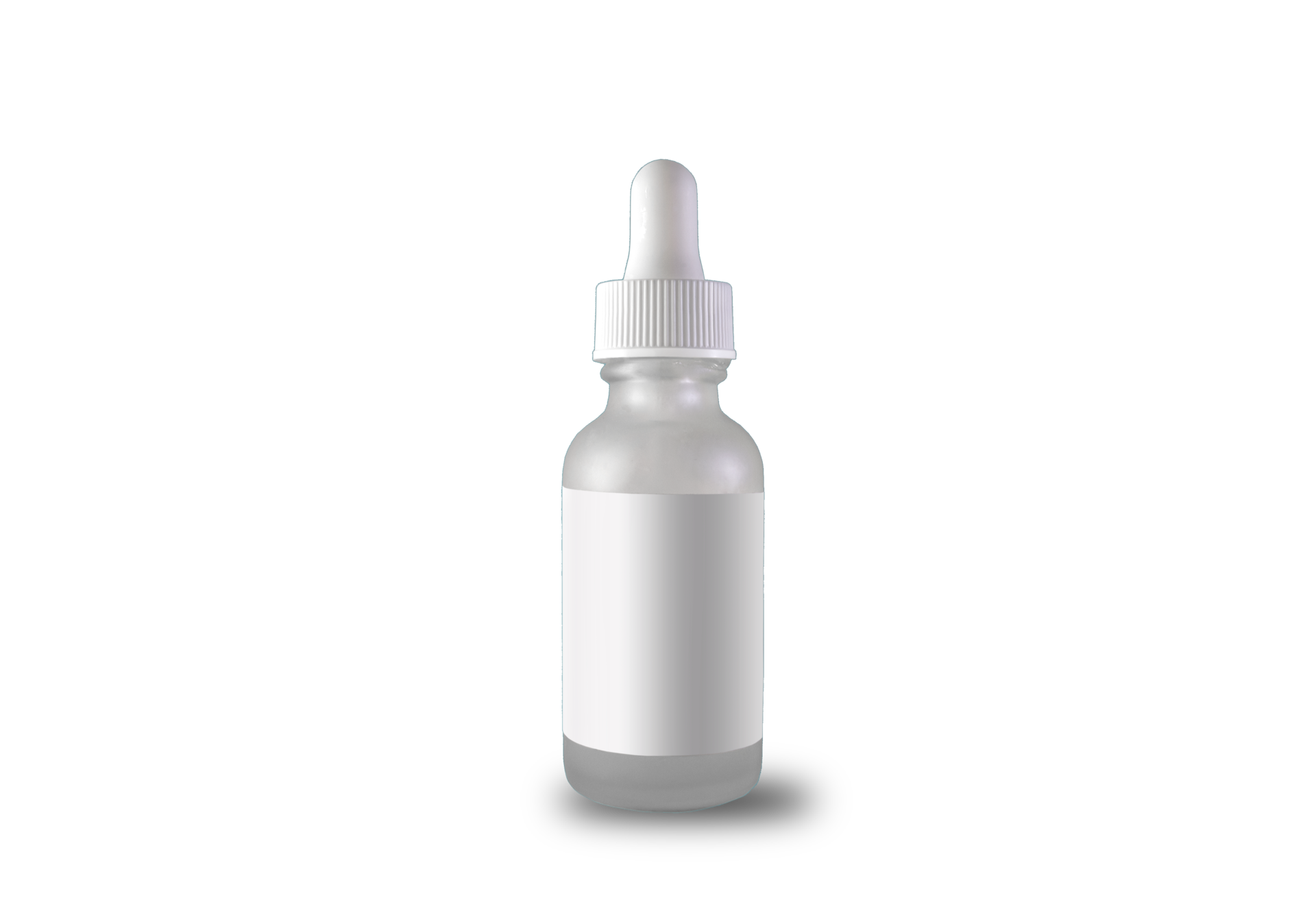 Isolated dropper bottle with white label 8495090 PNG