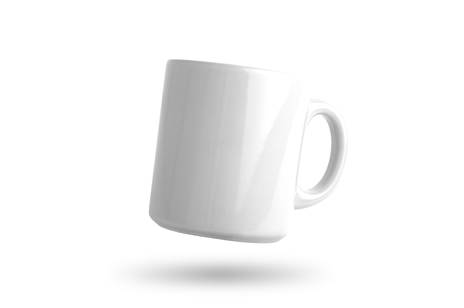 Isolated pair of white mugs 8494455 PNG