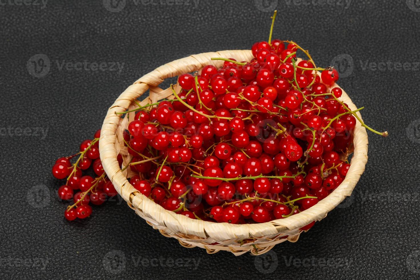 Sweet tasty fresh Red currant photo
