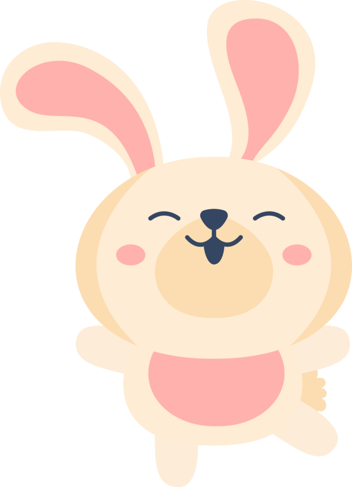 illustration de lapin de dessin animé png