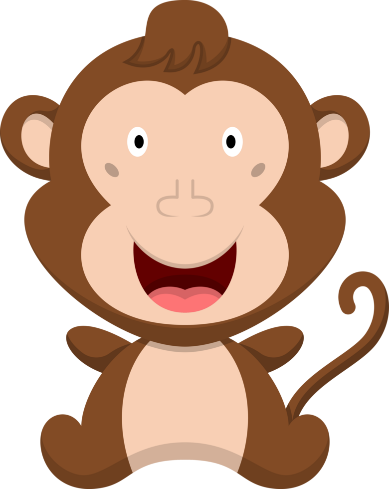 illustrazione della scimmia del fumetto png