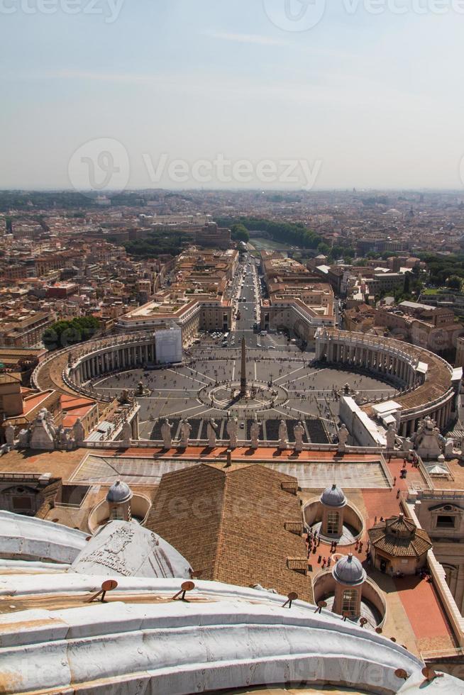 St. Peter's Square from Rome in Vatican State photo