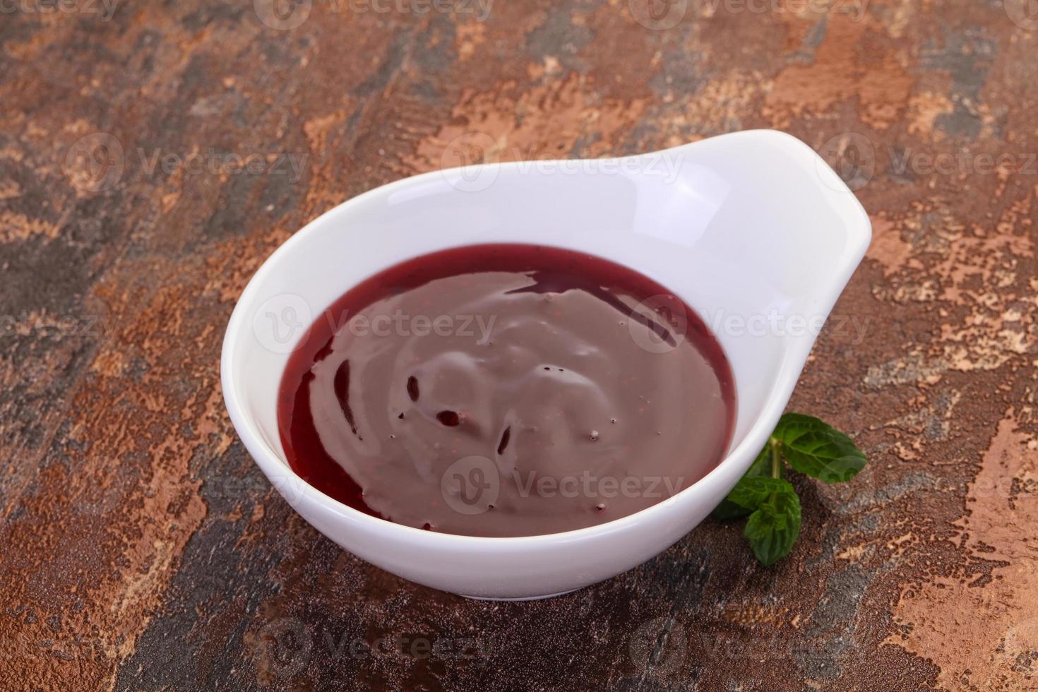Delicous cowberry sauce photo
