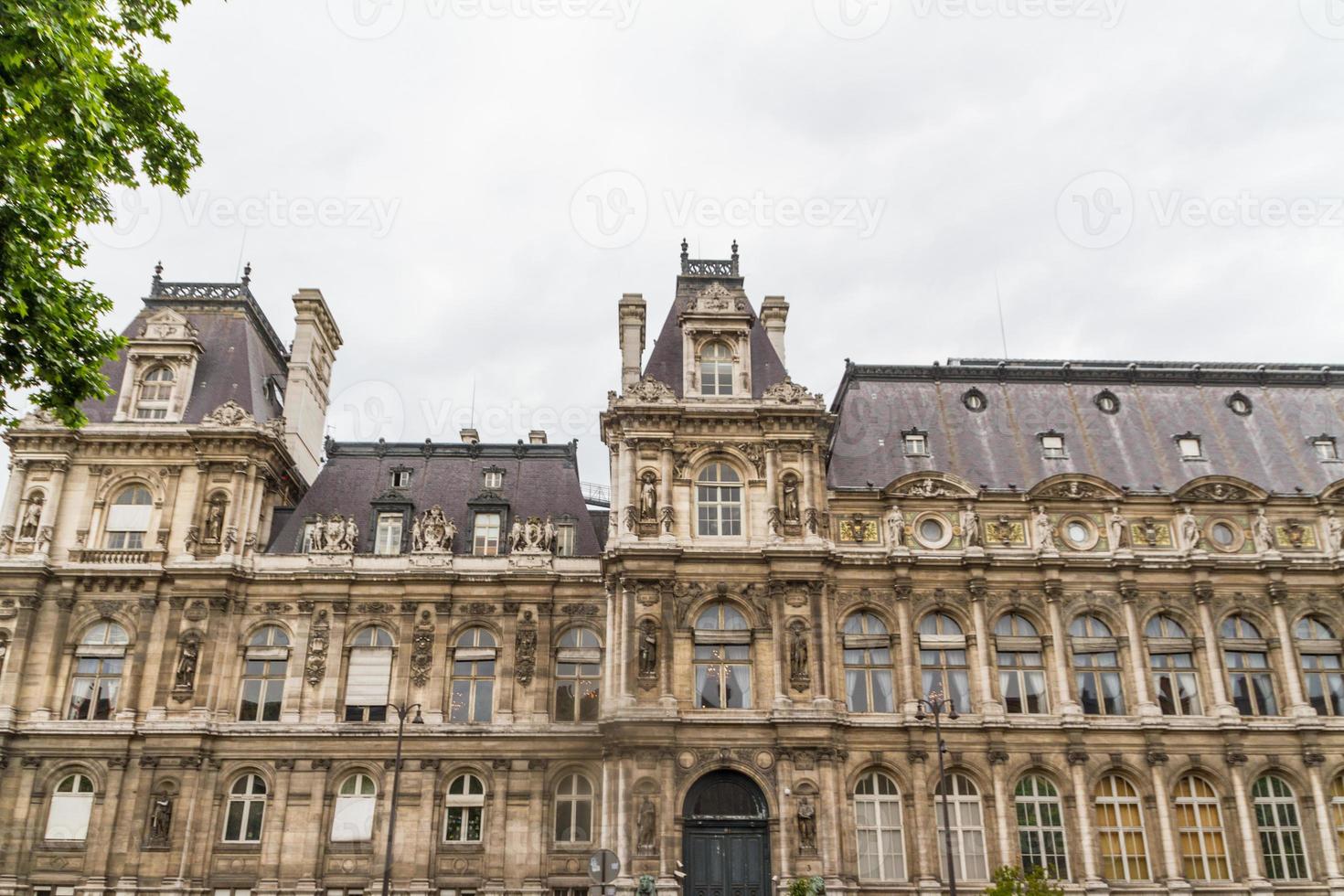 Historic building in Paris France photo