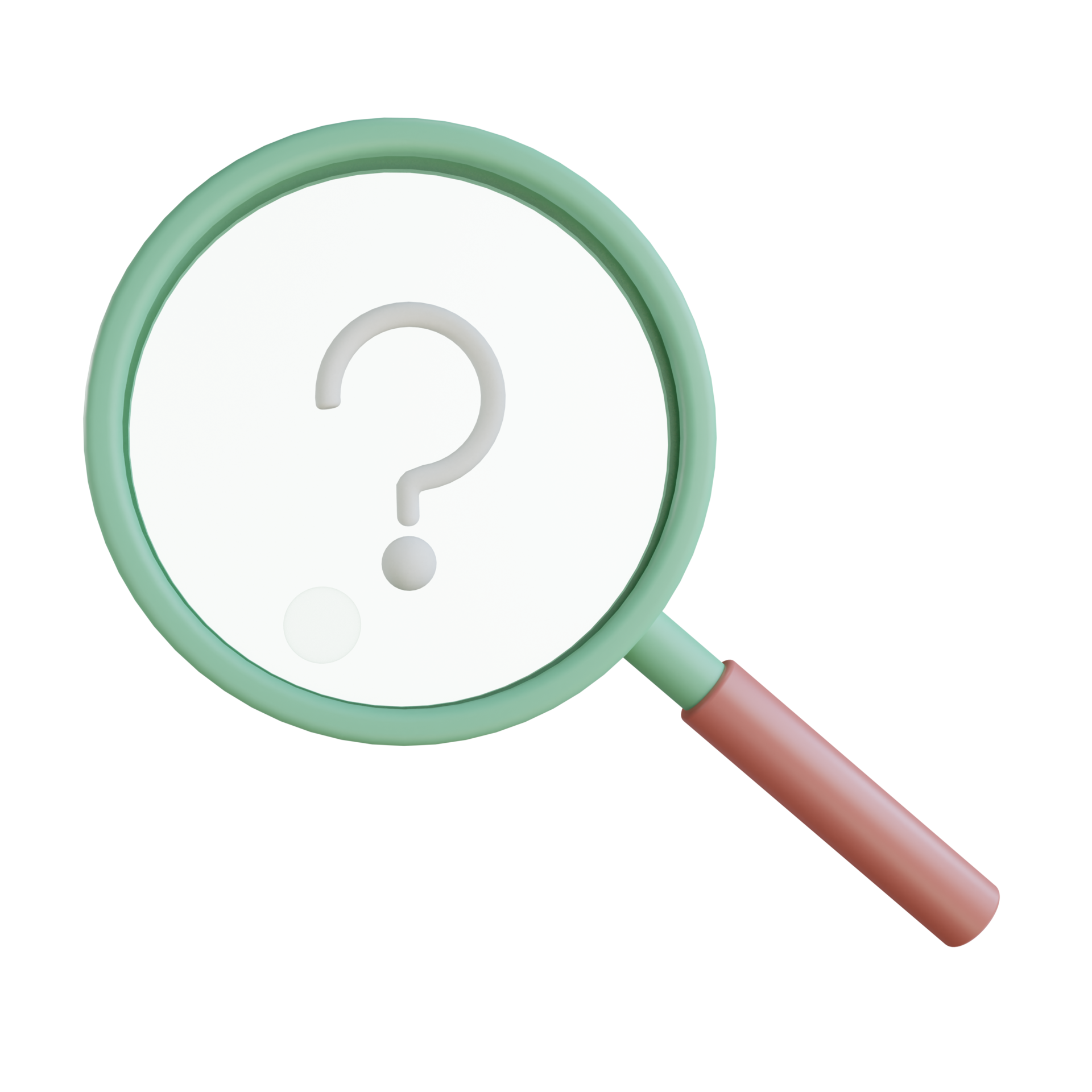 3d magnifying search object with transparent background 8496376 PNG