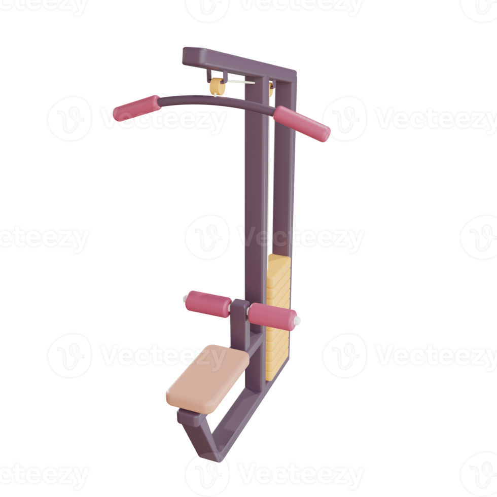 3d pulldown machine-object met transparante achtergrond png