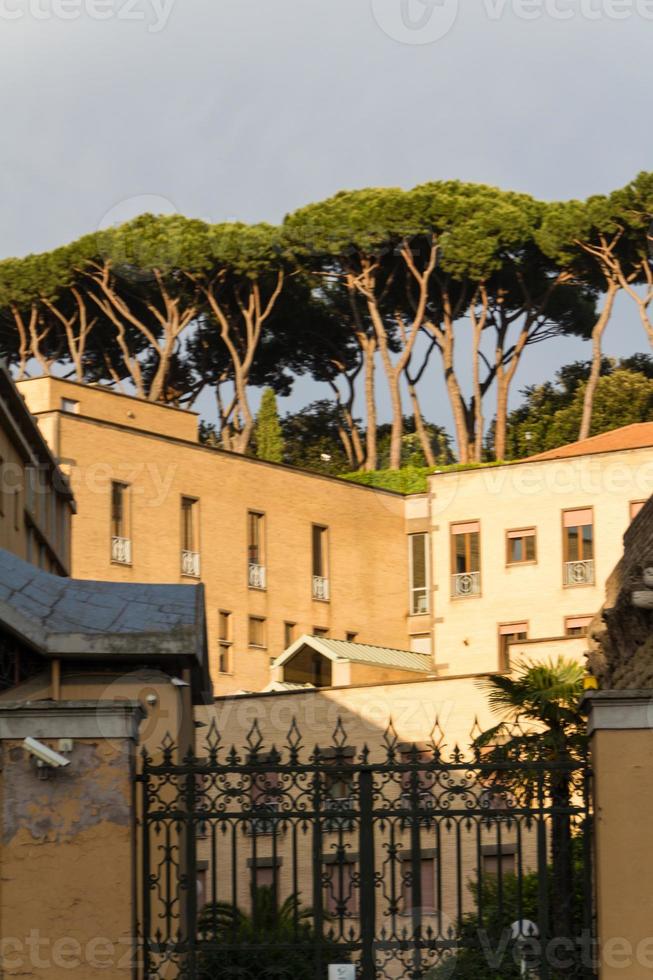 Roma, Italia. detalles arquitectónicos típicos de la ciudad vieja foto